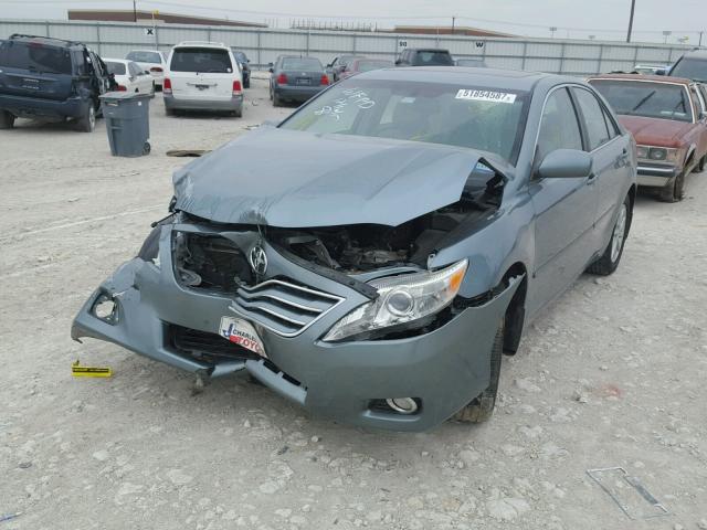 4T1BK3EK3BU619956 - 2011 TOYOTA CAMRY SE GREEN photo 2