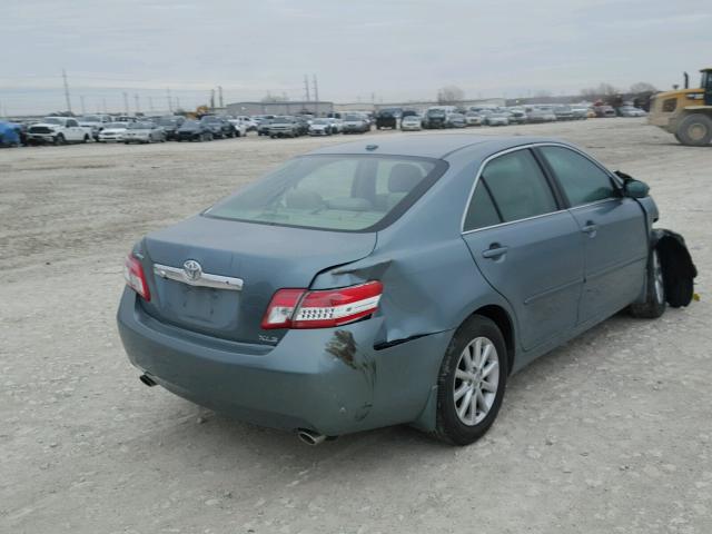 4T1BK3EK3BU619956 - 2011 TOYOTA CAMRY SE GREEN photo 4