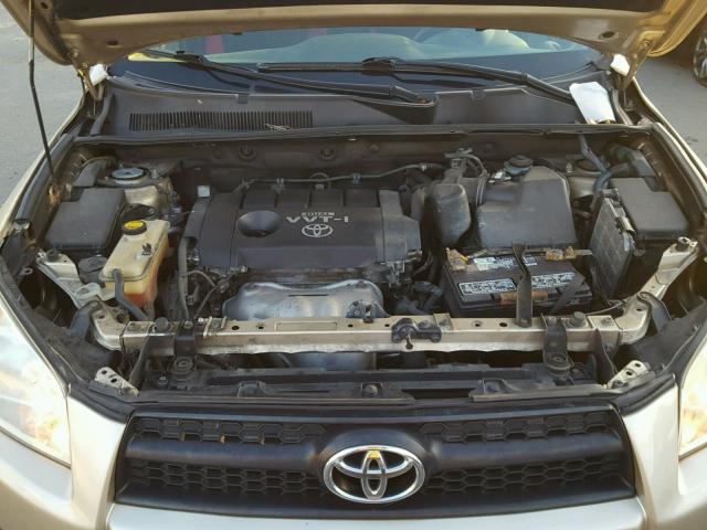 JTMBF33V79D019229 - 2009 TOYOTA RAV4 GOLD photo 7