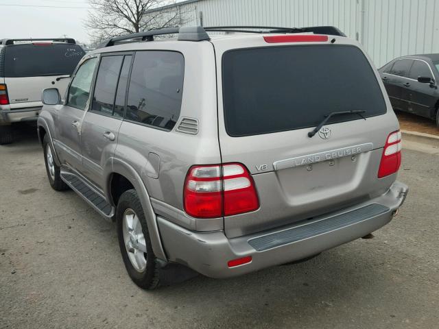 JTEHT05J242052229 - 2004 TOYOTA LAND CRUIS GRAY photo 3