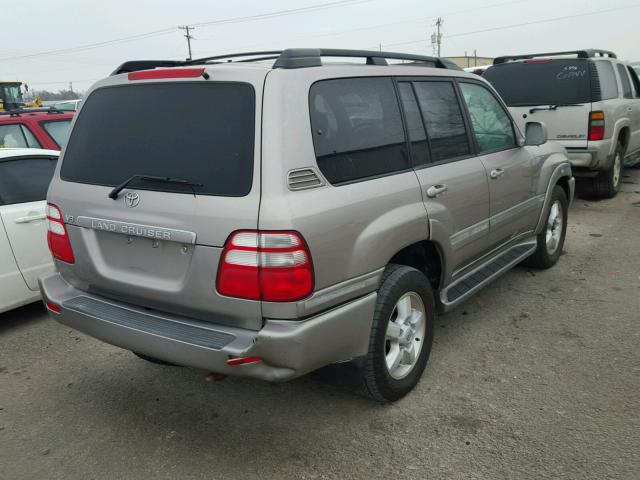 JTEHT05J242052229 - 2004 TOYOTA LAND CRUIS GRAY photo 4