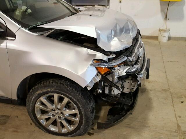 2FMDK4KC4CBA34371 - 2012 FORD EDGE LIMIT SILVER photo 9