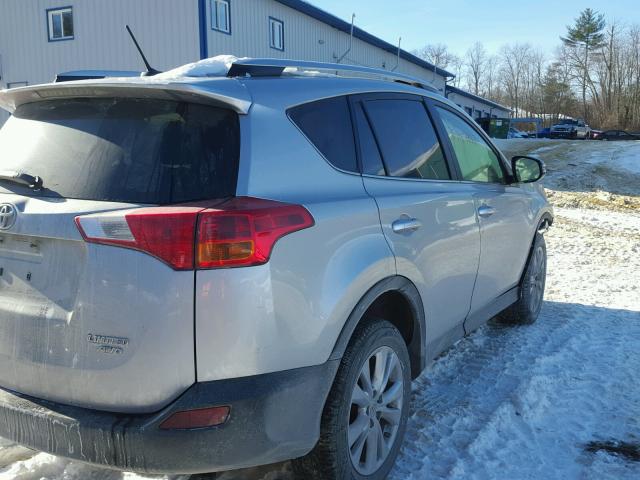 JTMDFREV7FD125250 - 2015 TOYOTA RAV4 LIMIT SILVER photo 4