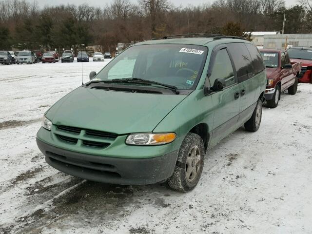 2B4GP44G2WR562292 - 1998 DODGE GRAND CARA GREEN photo 2