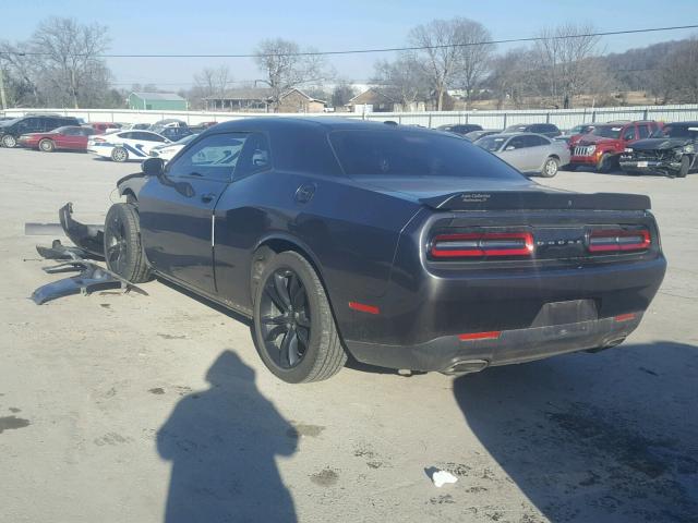 2C3CDZAG3GH120550 - 2016 DODGE CHALLENGER CHARCOAL photo 3