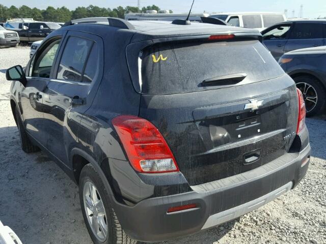 KL7CJLSB7FB071376 - 2015 CHEVROLET TRAX 1LT BLACK photo 3