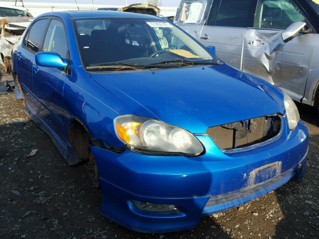 2T1BR30E57C820814 - 2007 TOYOTA COROLLA CE BLUE photo 1