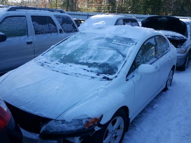 2HGFA16886H505011 - 2006 HONDA CIVIC EX WHITE photo 2