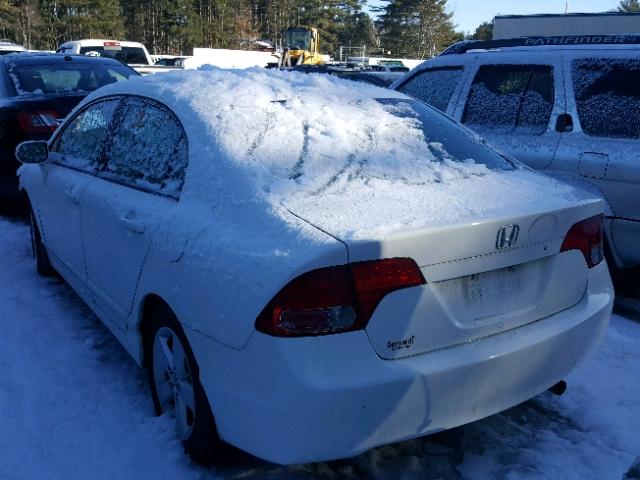 2HGFA16886H505011 - 2006 HONDA CIVIC EX თეთრი ფოტო 3