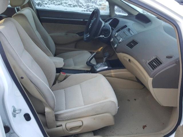 2HGFA16886H505011 - 2006 HONDA CIVIC EX თეთრი ფოტო 5