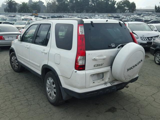 JHLRD78986C005710 - 2006 HONDA CR-V SE WHITE photo 3