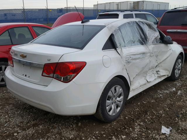 1G1PC5SB5F7297759 - 2015 CHEVROLET CRUZE LT WHITE photo 4