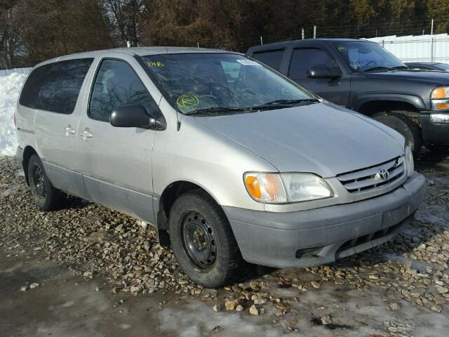 4T3ZF19C92U464153 - 2002 TOYOTA SIENNA CE SILVER photo 1