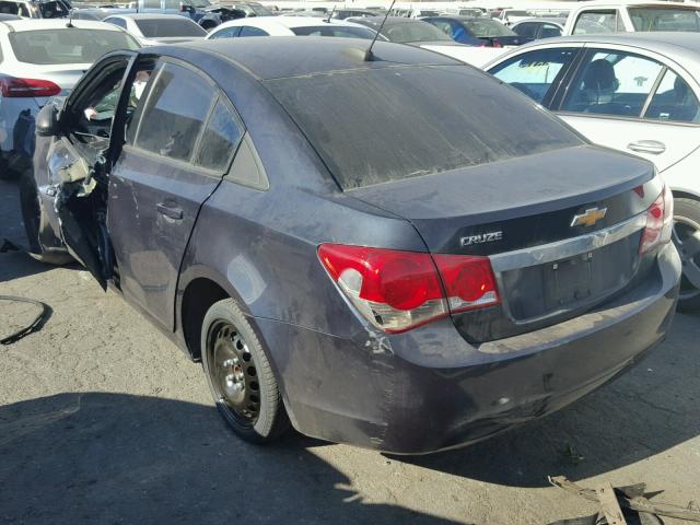 1G1PA5SG9F7144710 - 2015 CHEVROLET CRUZE LS BLUE photo 3