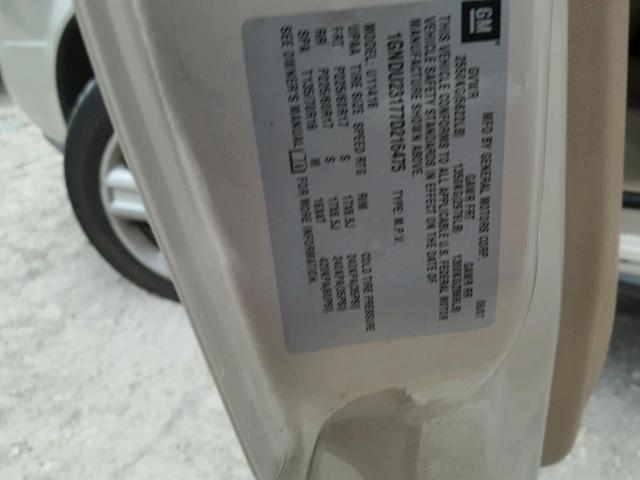 1GNDU23177D216475 - 2007 CHEVROLET UPLANDER L 棕色 照片 10