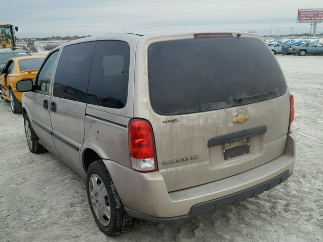 1GNDU23177D216475 - 2007 CHEVROLET UPLANDER L TAN photo 3