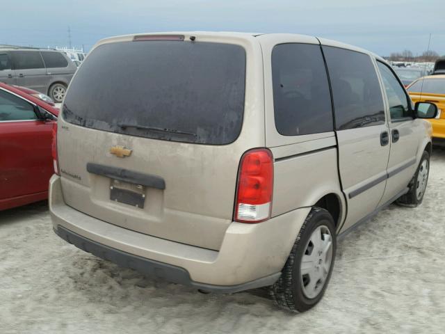 1GNDU23177D216475 - 2007 CHEVROLET UPLANDER L TAN photo 4