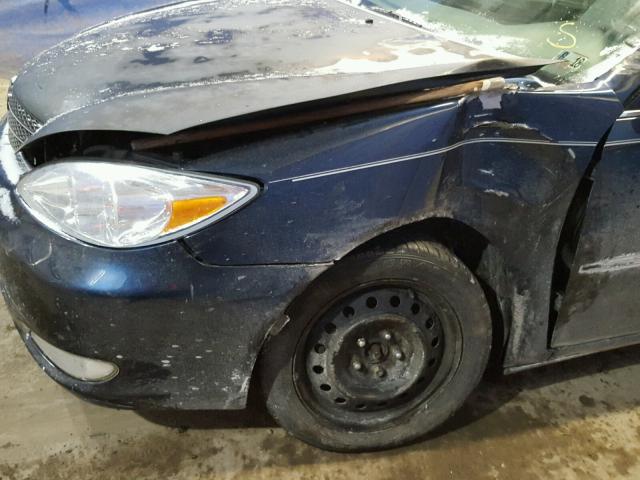 4T1BE30K93U172825 - 2003 TOYOTA CAMRY LE BLUE photo 9