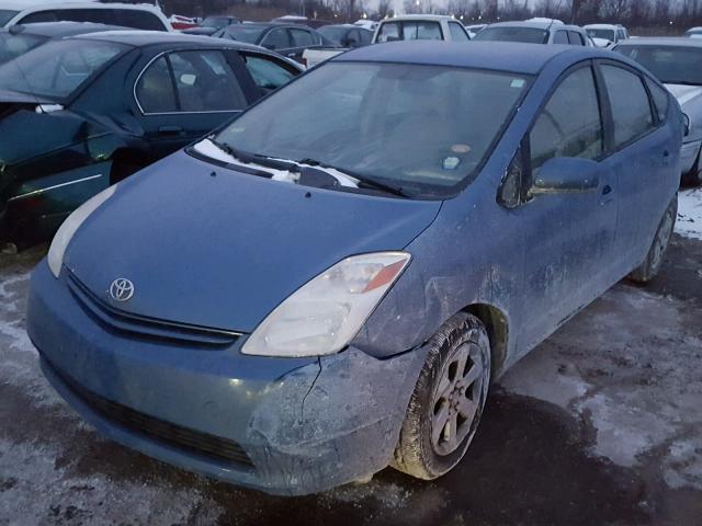 JTDKB20U853043802 - 2005 TOYOTA PRIUS BLUE photo 2