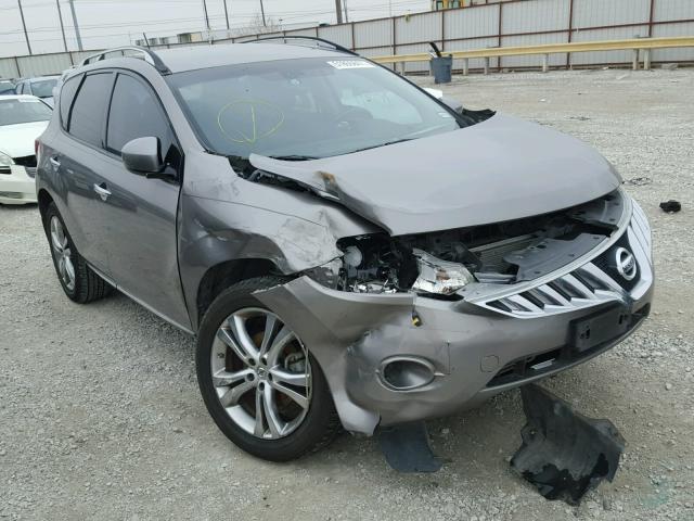 JN8AZ18W39W122794 - 2009 NISSAN MURANO S GRAY photo 1