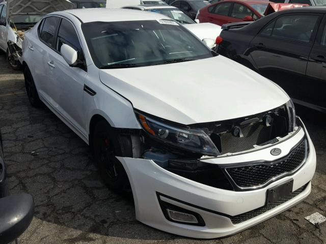 KNAGM4A70F5562950 - 2015 KIA OPTIMA LX WHITE photo 1