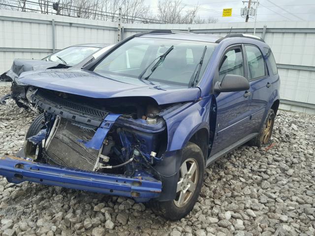 2CNDL23FX76072678 - 2007 CHEVROLET EQUINOX LS BLUE photo 2