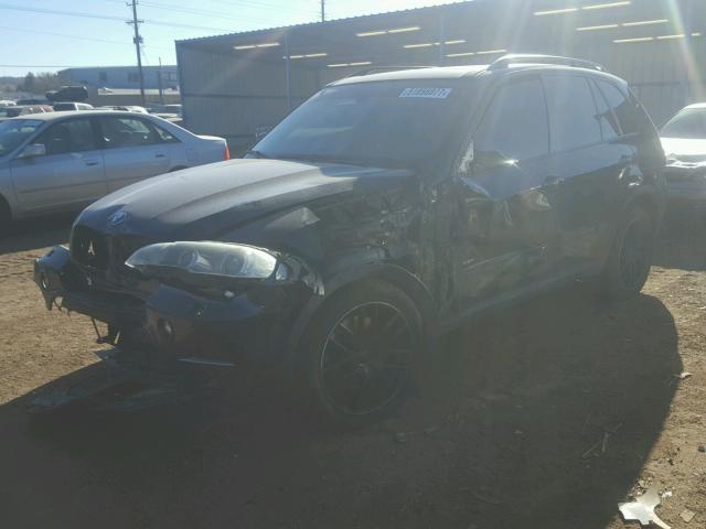 5UXZV8C56BL418268 - 2011 BMW X5 XDRIVE5 BLACK photo 2