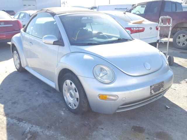3VWBM31Y94M348205 - 2004 VOLKSWAGEN NEW BEETLE 银色 照片 1