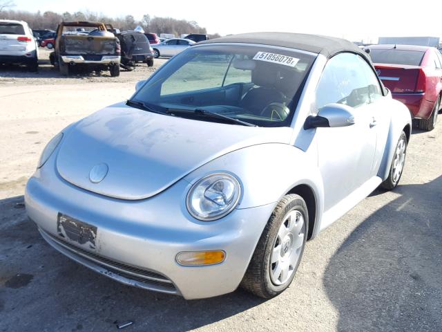 3VWBM31Y94M348205 - 2004 VOLKSWAGEN NEW BEETLE 银色 照片 2
