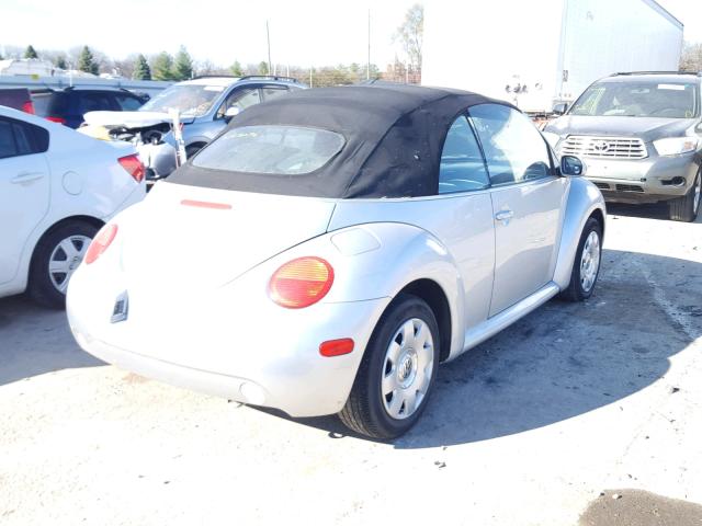 3VWBM31Y94M348205 - 2004 VOLKSWAGEN NEW BEETLE 银色 照片 4