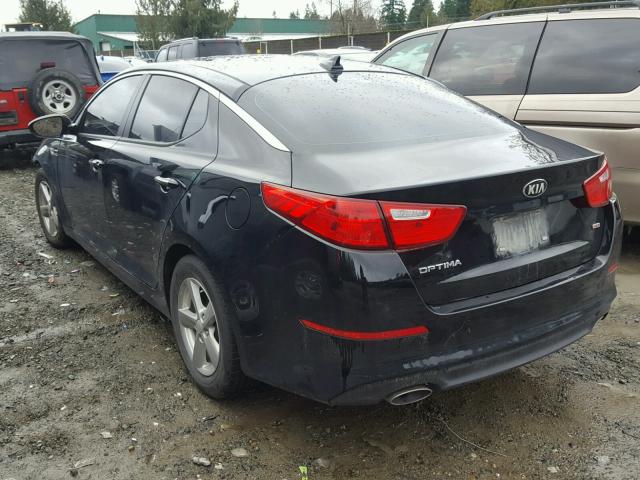 5XXGM4A75FG462762 - 2015 KIA OPTIMA LX BLACK photo 3