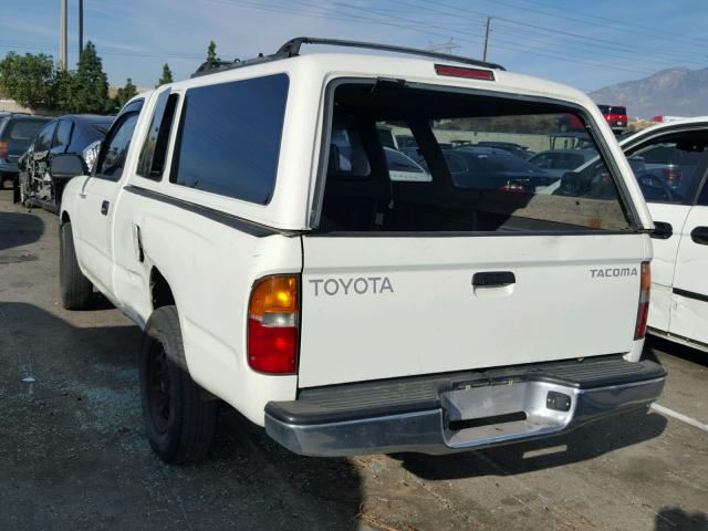 4TANL42N5WZ129672 - 1998 TOYOTA TACOMA WHITE photo 3