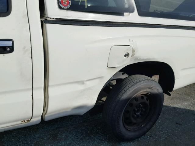 4TANL42N5WZ129672 - 1998 TOYOTA TACOMA WHITE photo 9