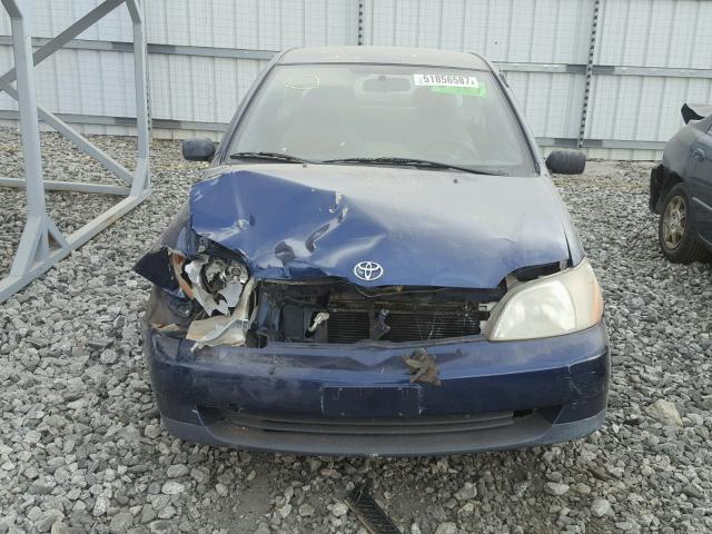 JTDAT123320248352 - 2002 TOYOTA ECHO BLUE photo 9