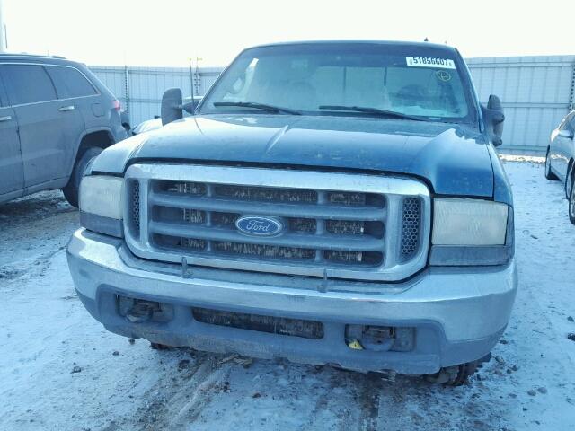 1FTNX21F3YEC79202 - 2000 FORD F250 SUPER BLUE photo 9