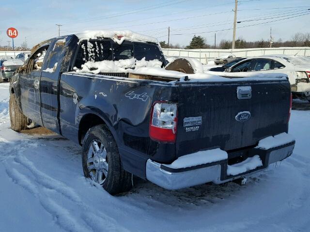 1FTPX14556NB31670 - 2006 FORD F150 BLACK photo 3