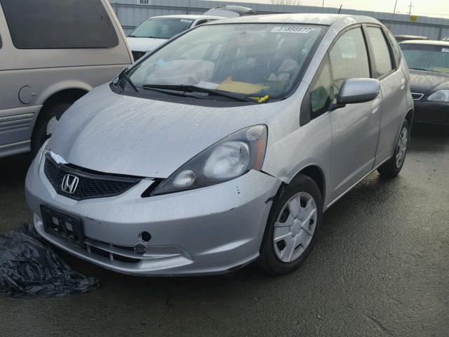 JHMGE8H39DC060374 - 2013 HONDA FIT SILVER photo 2