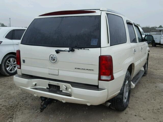 1GYEK63N63R190102 - 2003 CADILLAC ESCALADE L WHITE photo 4