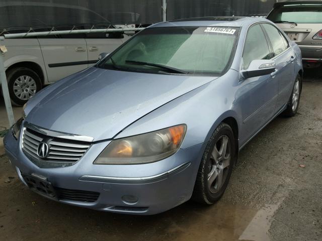 JH4KB16525C021349 - 2005 ACURA RL BLUE photo 2