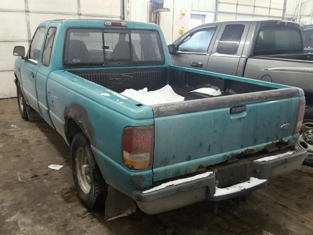 1FTCR14UXRPB15554 - 1994 FORD RANGER SUP GREEN photo 3