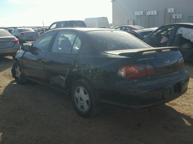 1G1NE52J016103761 - 2001 CHEVROLET MALIBU LS BLACK photo 3