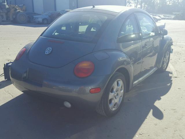 3VWCB21C12M439619 - 2002 VOLKSWAGEN NEW BEETLE GRAY photo 4