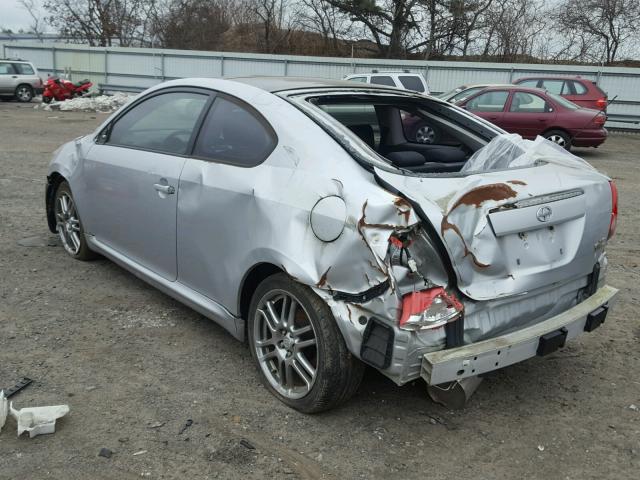 JTKDE177150011231 - 2005 TOYOTA SCION TC SILVER photo 3