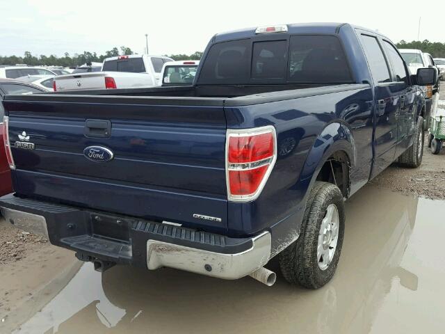 1FTFW1CFXDFB61649 - 2013 FORD F150 SUPER BLUE photo 4