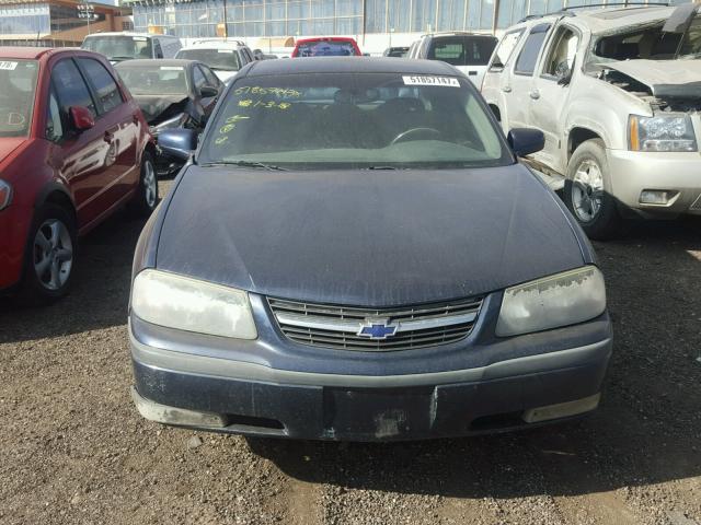 2G1WH55K0Y9165406 - 2000 CHEVROLET IMPALA LS BLUE photo 9