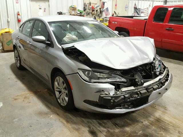 1C3CCCBB8FN725057 - 2015 CHRYSLER 200 S SILVER photo 1