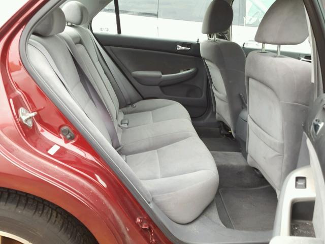 1HGCM56765A059527 - 2005 HONDA ACCORD EX RED photo 6