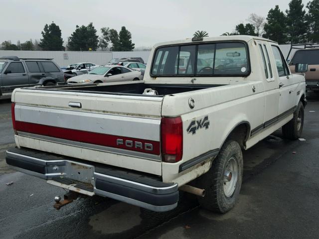 1FTEX14N5MKB25390 - 1991 FORD F150 WHITE photo 4