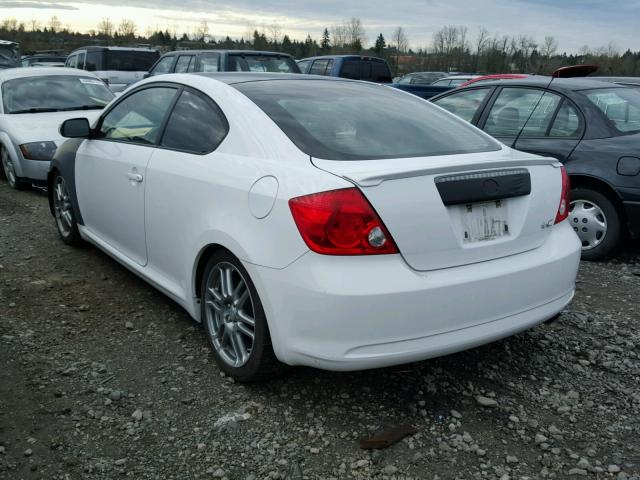 JTKDE167270149512 - 2007 TOYOTA SCION TC WHITE photo 3