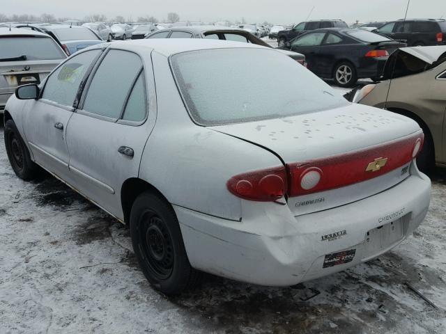 1G1JF54F537234931 - 2003 CHEVROLET CAVALIER L SILVER photo 3